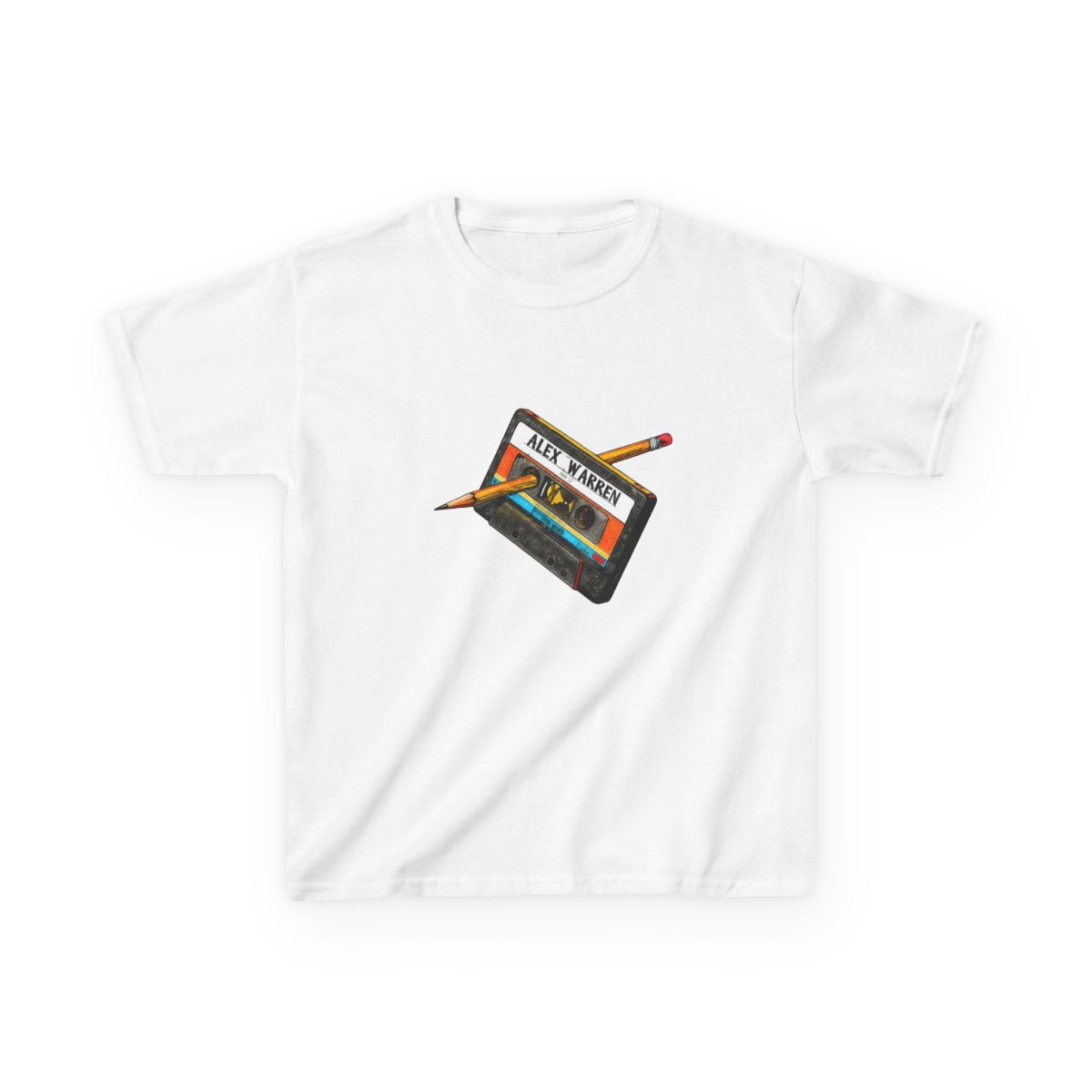 Cassette Tape-Alex Warren Kids T-Shirt