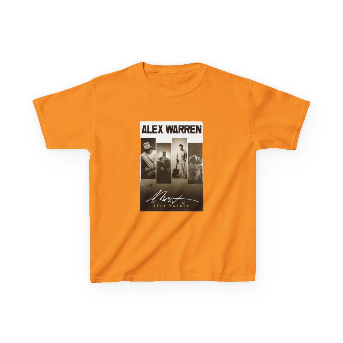 alex warren vintage art style Kids T-Shirt - alternate angle 5, merchandise