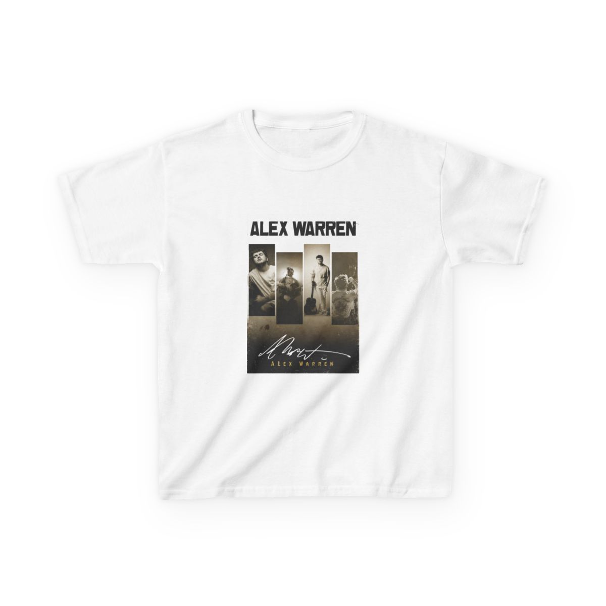 alex warren vintage art style Kids T-Shirt