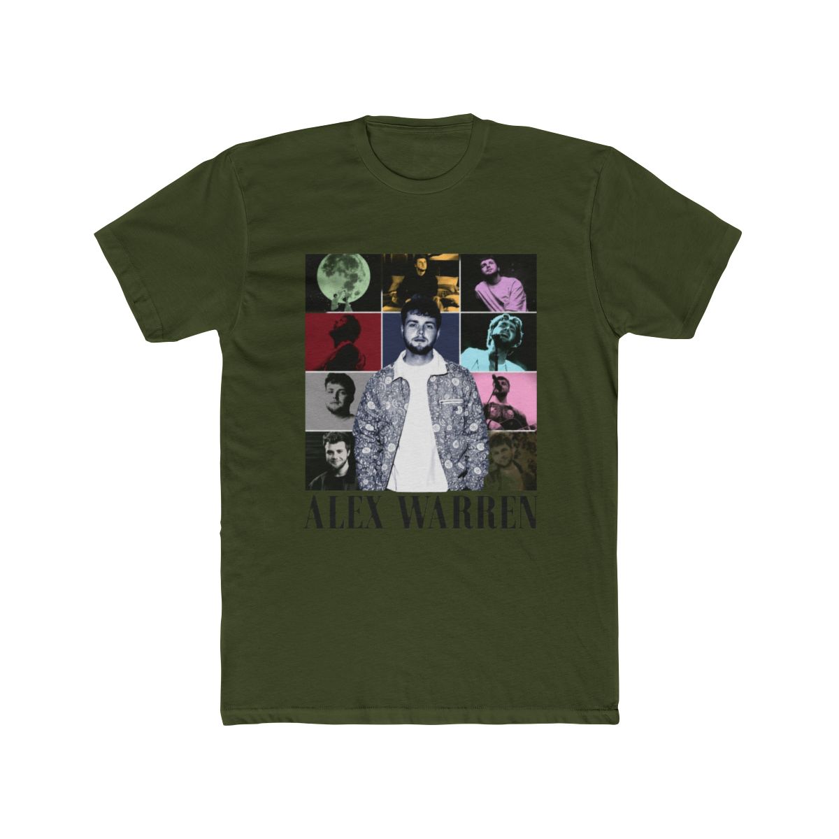 Alex Warren Tour Music Vintage T Shirt - alternate angle 4, merchandise